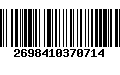 Código de Barras 2698410370714