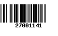 Código de Barras 27001141