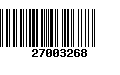 Código de Barras 27003268