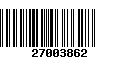 Código de Barras 27003862