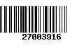 Código de Barras 27003916