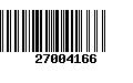 Código de Barras 27004166