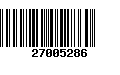 Código de Barras 27005286