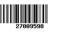 Código de Barras 27009598