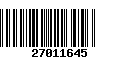 Código de Barras 27011645