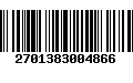 Código de Barras 2701383004866