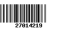 Código de Barras 27014219