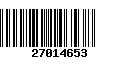 Código de Barras 27014653