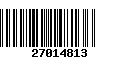 Código de Barras 27014813