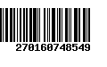 Código de Barras 270160748549