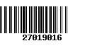 Código de Barras 27019016