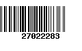 Código de Barras 27022283