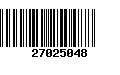 Código de Barras 27025048