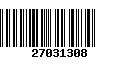 Código de Barras 27031308