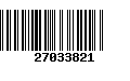 Código de Barras 27033821