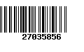 Código de Barras 27035856