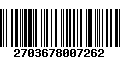 Código de Barras 2703678007262