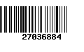 Código de Barras 27036884