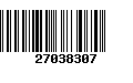 Código de Barras 27038307