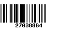 Código de Barras 27038864