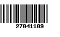 Código de Barras 27041109