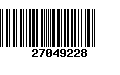 Código de Barras 27049228