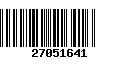 Código de Barras 27051641