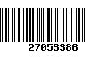 Código de Barras 27053386