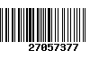 Código de Barras 27057377