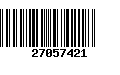 Código de Barras 27057421