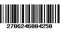 Código de Barras 2706246004250