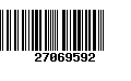 Código de Barras 27069592