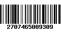 Código de Barras 2707465009309