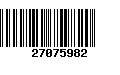 Código de Barras 27075982