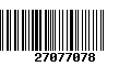 Código de Barras 27077078