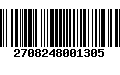 Código de Barras 2708248001305