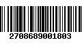 Código de Barras 2708689001803