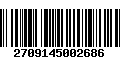 Código de Barras 2709145002686