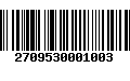 Código de Barras 2709530001003