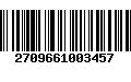 Código de Barras 2709661003457