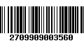 Código de Barras 2709909003560