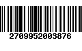 Código de Barras 2709952003876