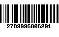 Código de Barras 2709996006291