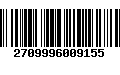 Código de Barras 2709996009155