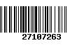 Código de Barras 27107263