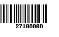 Código de Barras 27108000