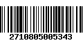 Código de Barras 2710805005343