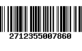 Código de Barras 2712355007860