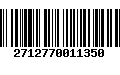 Código de Barras 2712770011350