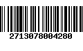 Código de Barras 2713078004280